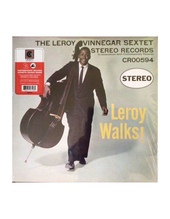 цена Виниловая пластинка Vinnegar, Leroy, Leroy Walks! (Acoustic Sounds) (0888072471481)
