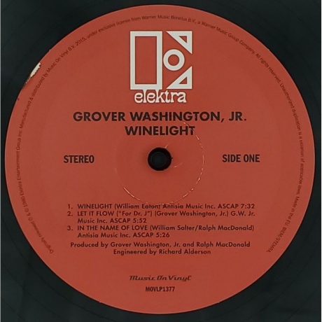 Grover Jr. Washington - Winelight (8718469538737) виниловая пластинка - фото 4