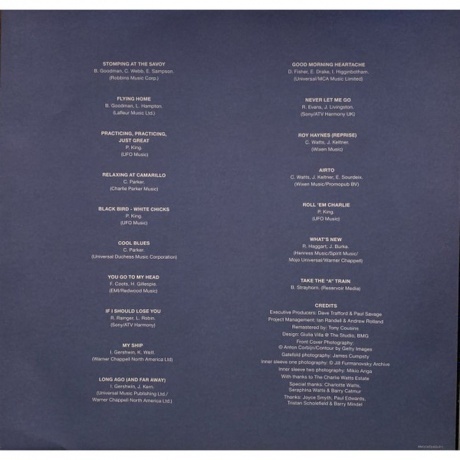 Charlie Watts - Anthology (4050538904468) виниловая пластинка - фото 5