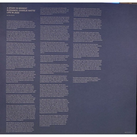 Charlie Watts - Anthology (4050538904468) виниловая пластинка - фото 9