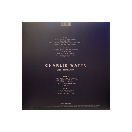 Виниловая пластинка Watts, Charlie, Anthology (4050538904468) - фото 2