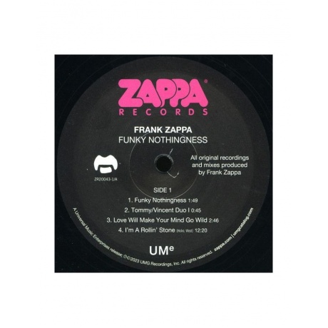 Виниловая пластинка Zappa, Frank, Funky Nothingness (0602455270801) - фото 5