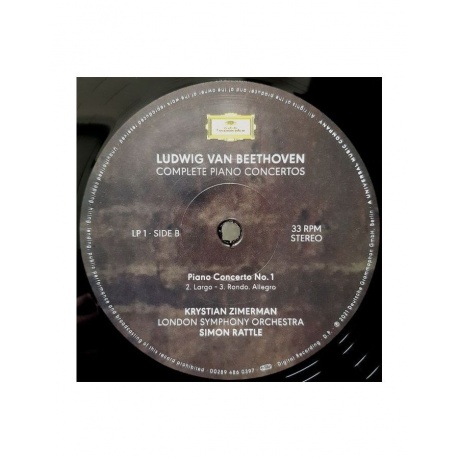 Виниловая пластинка Zimerman, Krystian, Beethoven: Complete Piano Concertos (Box) (0028948399758) - фото 6