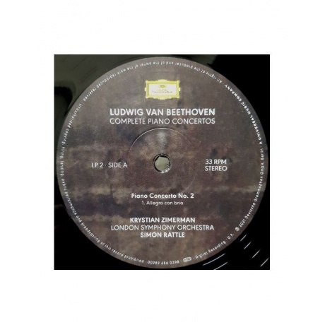 Виниловая пластинка Zimerman, Krystian, Beethoven: Complete Piano Concertos (Box) (0028948399758) - фото 7