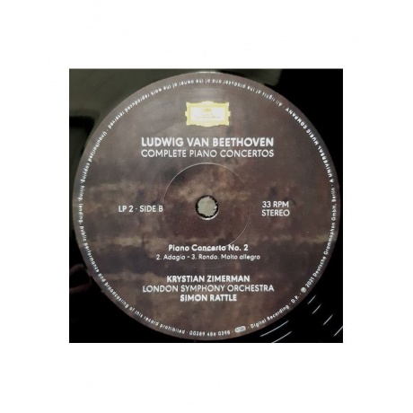 Виниловая пластинка Zimerman, Krystian, Beethoven: Complete Piano Concertos (Box) (0028948399758) - фото 8