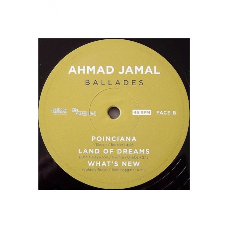 Виниловая пластинка Jamal, Ahmad, Ballades (3149020933237) - фото 6