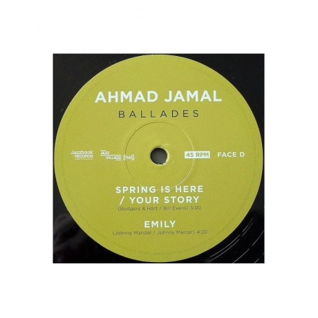 Виниловая пластинка Jamal, Ahmad, Ballades (3149020933237) - фото 8