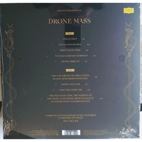Johann Johannsson - Drone Mass (0028948374229) виниловая пластинка - фото 2