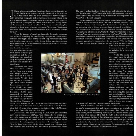 Johann Johannsson - Drone Mass (0028948374229) виниловая пластинка - фото 6