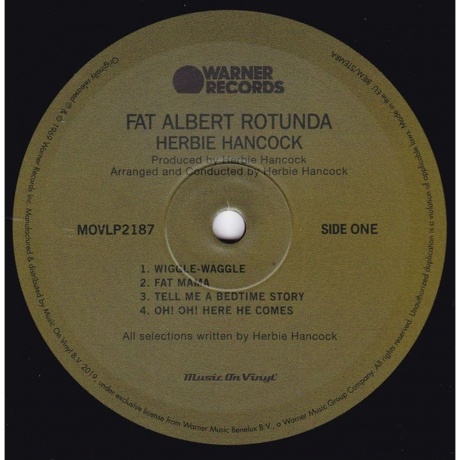 Herbie Hancock - Fat Albert Rotunda (8719262007130) виниловая пластинка - фото 3