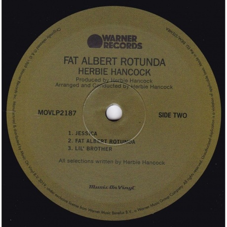 Herbie Hancock - Fat Albert Rotunda (8719262007130) виниловая пластинка - фото 4
