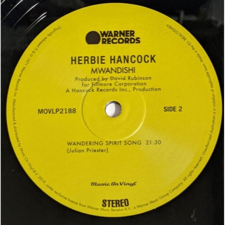 Hancock, Herbie, Mwandishi (8719262007147) виниловая пластинка - фото 4