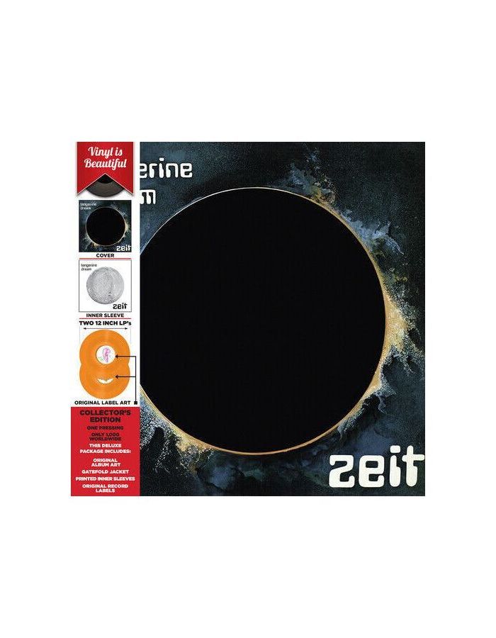 3700477835477, Виниловая пластинка Tangerine Dream, Zeit (coloured) виниловая пластинка universal vinyl rammstein zeit 1