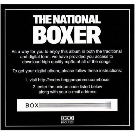 The National - Boxer (0607618025212) виниловая пластинка - фото 4