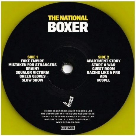 The National - Boxer (0607618025212) виниловая пластинка - фото 5