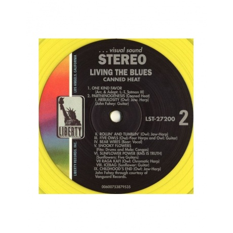 3700477830922, Виниловая пластинка Canned Heat, Living The Blues (coloured) - фото 5