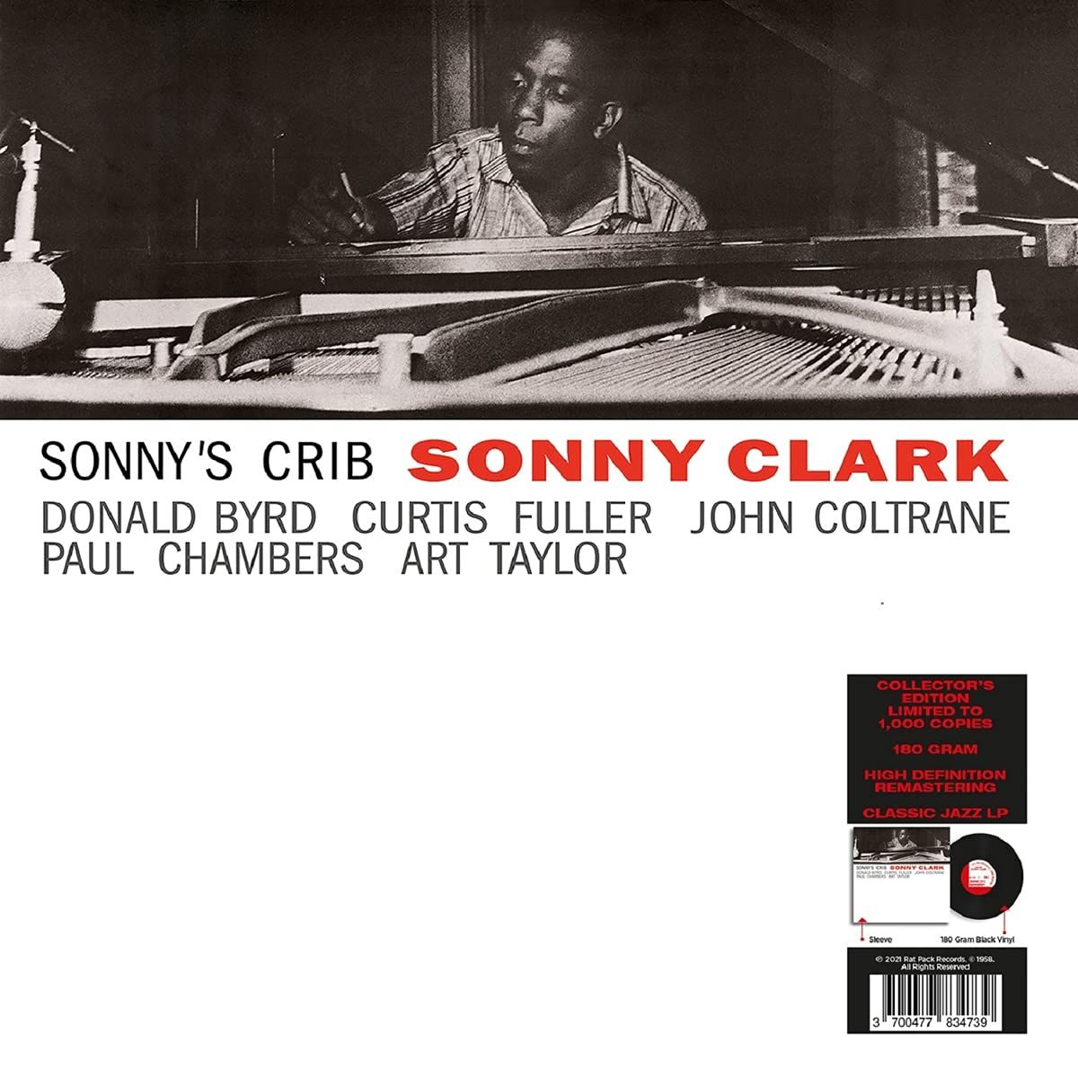 3700477834739, Виниловая пластинка Clark, Sonny, Sonny's Crib sonny clark sonny s crib lp 2021 limited edition виниловая пластинка