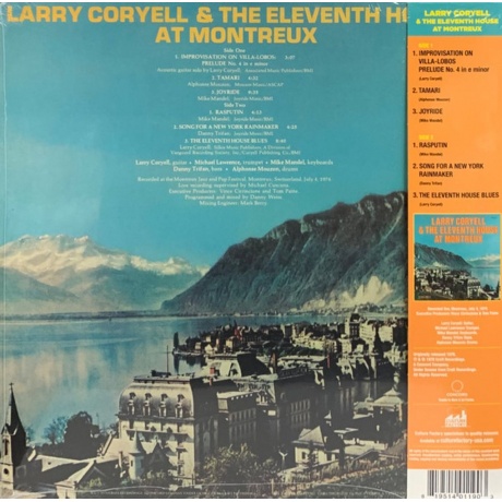 0819514011903, Виниловая пластинка Coryell, Larry, At Montreux (coloured) - фото 2
