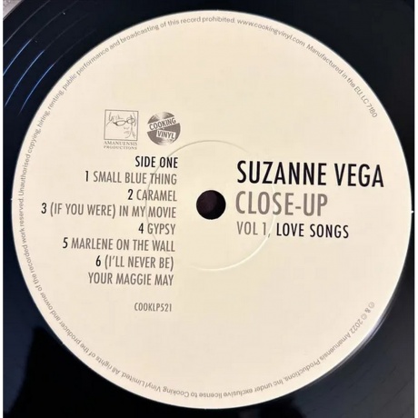 Suzanne Vega - Love Songs (0711297492118) виниловая пластинка - фото 4