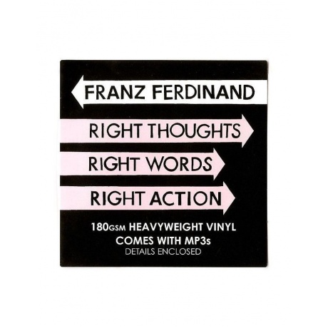 0887828025510, Виниловая пластинка Franz Ferdinand, Right Thoughts, Right Words, Right Action - фото 7