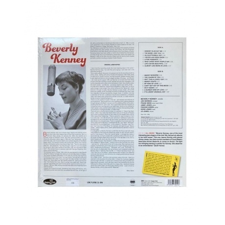 Beverly Kenney - With The Basie-Ites (8435723700128) виниловая пластинка - фото 2