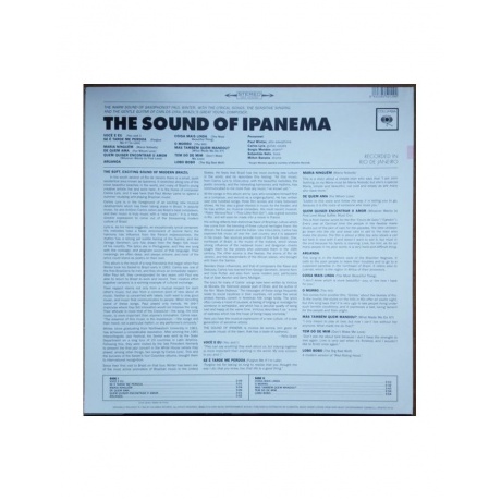 8435395501290, Виниловая пластинка Winter, Paul; Lyra, Carlos, The Sound Of Ipanema - фото 2