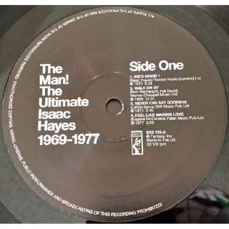 Isaac Hayes - The Man: Ultimate (0029667913317) виниловая пластинка - фото 4