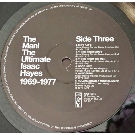 Isaac Hayes - The Man: Ultimate (0029667913317) виниловая пластинка - фото 6