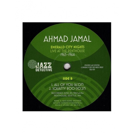 8435395503522, Виниловая пластинка Jamal, Ahmad, Emerald City Nights: Live At The Penthouse 1963 - 1964 - фото 6