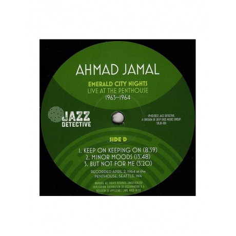 8435395503522, Виниловая пластинка Jamal, Ahmad, Emerald City Nights: Live At The Penthouse 1963 - 1964 - фото 8