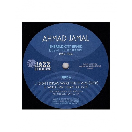 8435395503539, Виниловая пластинка Jamal, Ahmad, Emerald City Nights: Live At The Penthouse 1965 - 1966 - фото 5