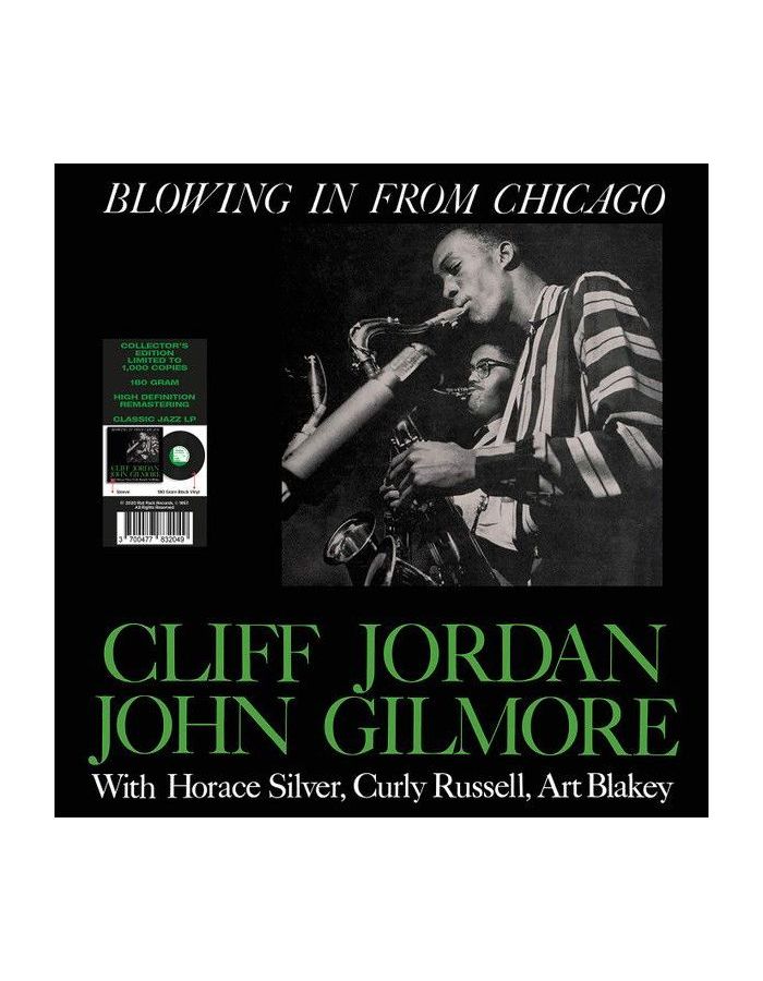 3700477832049, Виниловая пластинка Jordan, Clifford; Gilmore, John, Blowing In From Chicago status quo rock band instruments white men t shirt