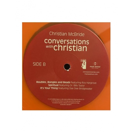 0673203105010, Виниловая пластинка McBride, Christian, Conversations With Christian (coloured) - фото 6