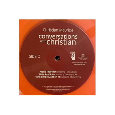 0673203105010, Виниловая пластинка McBride, Christian, Conversations With Christian (coloured) - фото 7