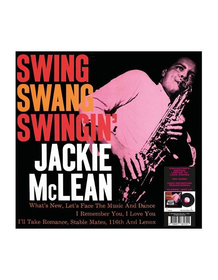 3700477831721, Виниловая пластинка McLean, Jackie, Swing, Swang, Swingin' фотографии