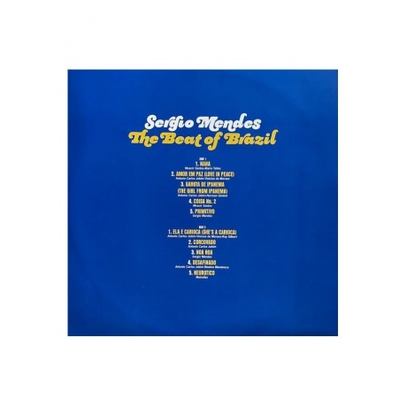 0819514011965, Виниловая пластинка Mendes, Sergio, The Beat Of Brazil (coloured) - фото 5