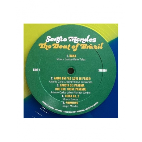 0819514011965, Виниловая пластинка Mendes, Sergio, The Beat Of Brazil (coloured) - фото 7