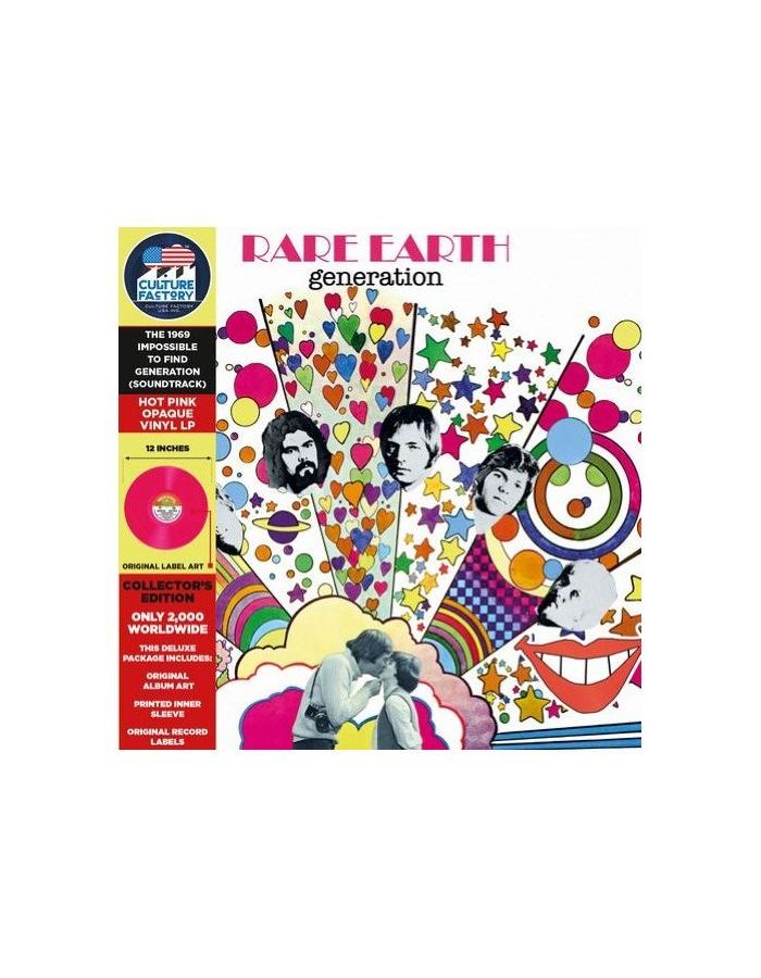 0819514011842, Виниловая пластинка Rare Earth, Generation (coloured) компакт диски motown utv records various artists motown 1 s cd