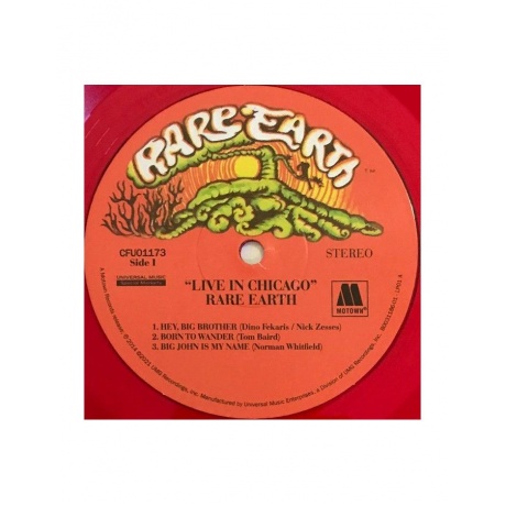 0819514011736, Виниловая пластинка Rare Earth, Live In Chicago (coloured) - фото 3