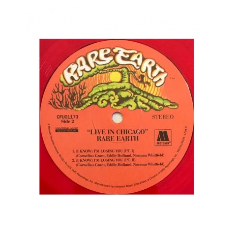 0819514011736, Виниловая пластинка Rare Earth, Live In Chicago (coloured) - фото 4