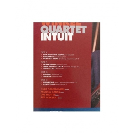 Kurt Rosenwinkel - Intuit (Audiophile Edition) (8435395503515) виниловая пластинка - фото 3