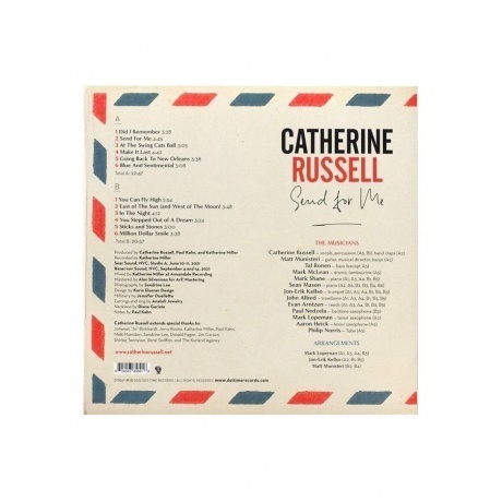 Catherine Russell - Send For Me (0604043856916) виниловая пластинка - фото 2