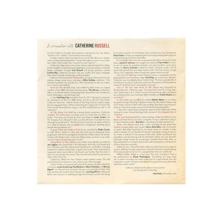 Catherine Russell - Send For Me (0604043856916) виниловая пластинка - фото 4