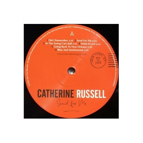 Catherine Russell - Send For Me (0604043856916) виниловая пластинка - фото 5