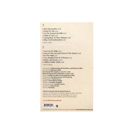 Catherine Russell - Send For Me (0604043856916) виниловая пластинка - фото 7