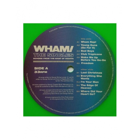 0196587352417, Виниловая пластинка Wham!, The Singles: Echoes From The Edge Of Heaven (coloured) - фото 4