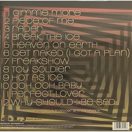 0196587791513, Spears, Britney, Blackout (coloured) виниловая пластинка - фото 3