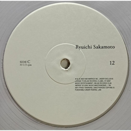 Ryuichi Sakamoto - 12 (coloured) (0196587898212) виниловая пластинка - фото 4