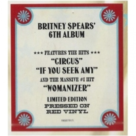 0196587791711, Spears, Britney, Circus (coloured) виниловая пластинка - фото 7