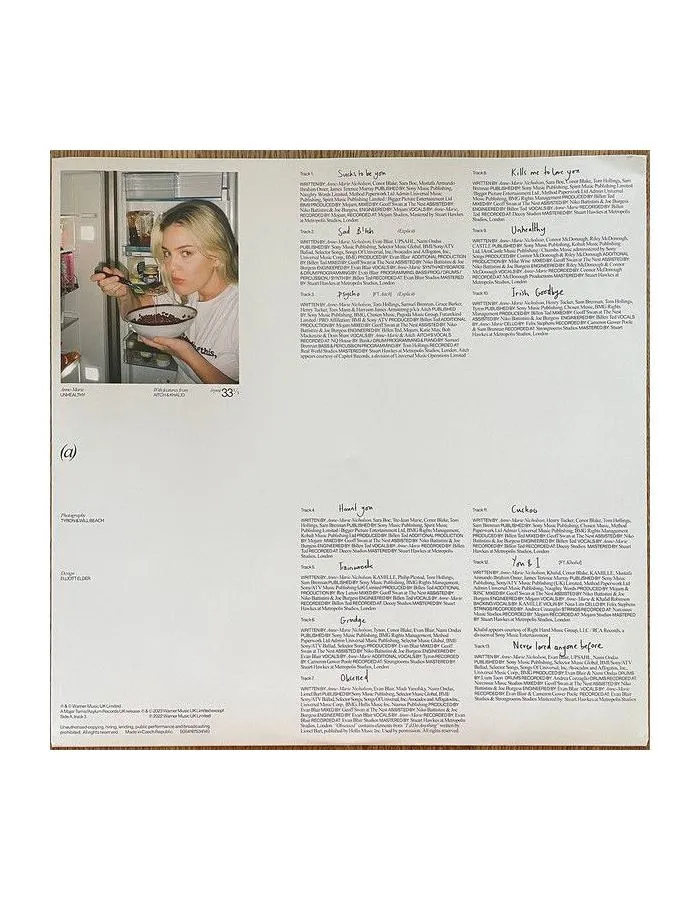 5054197534140, Виниловая пластинка Anne-Marie, Unhealthy (coloured) - фото 3